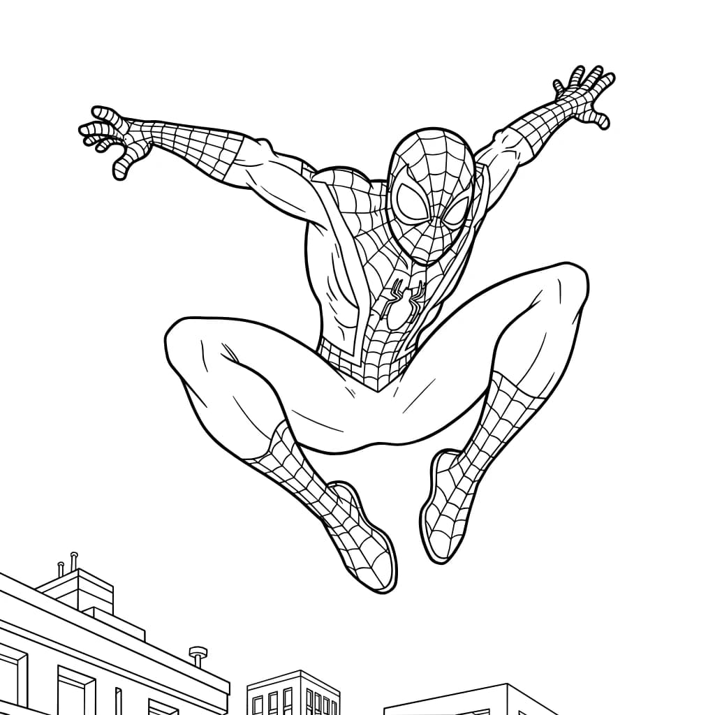 Desenhos do Homem-Aranha para Imprimir e Colorir