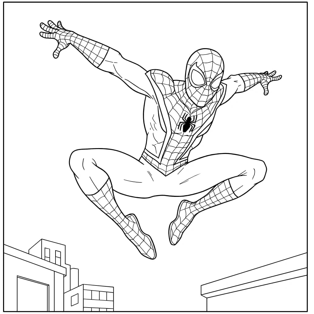 Desenhos do Homem-Aranha para Imprimir e Colorir