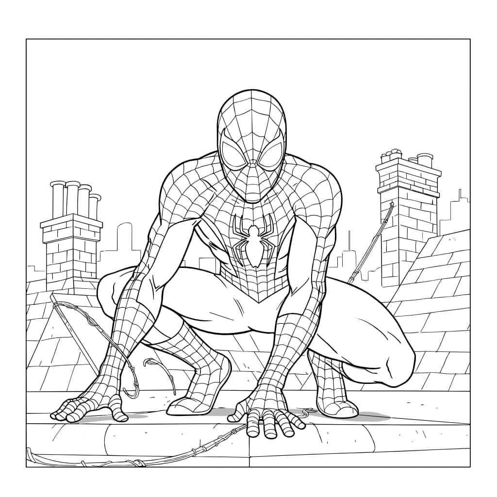 Desenhos do Homem-Aranha para Imprimir e Colorir