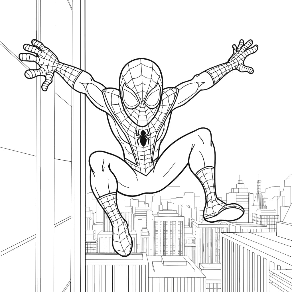 Desenhos do Homem-Aranha para Imprimir e Colorir