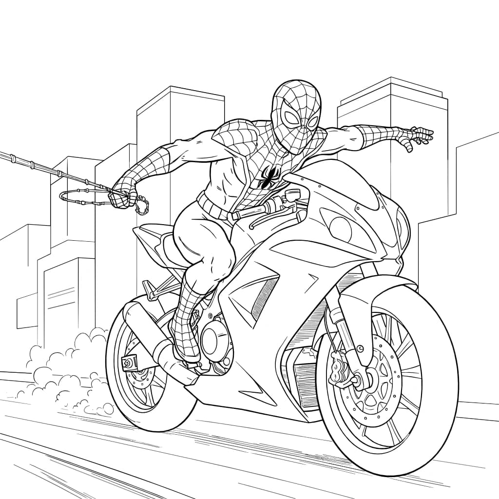 Desenhos do Homem-Aranha para Imprimir e Colorir