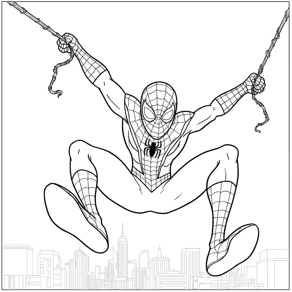 Desenhos do Homem-Aranha para Imprimir e Colorir