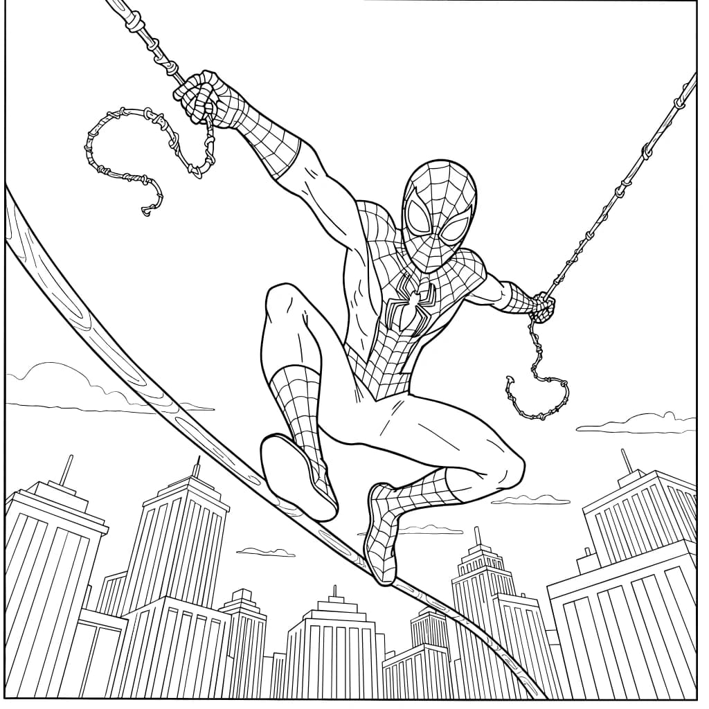 Desenhos do Homem-Aranha para Imprimir e Colorir