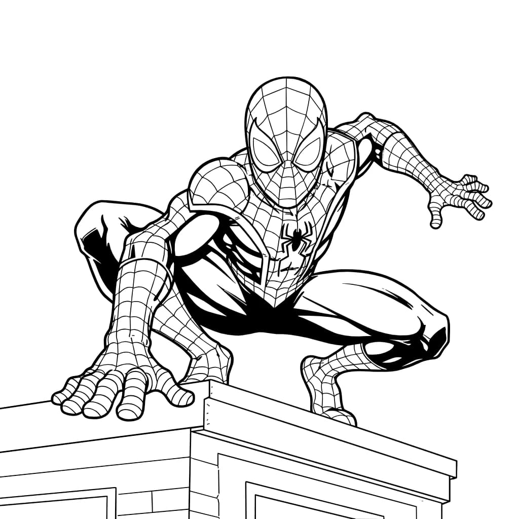 Desenhos do Homem-Aranha para Imprimir e Colorir