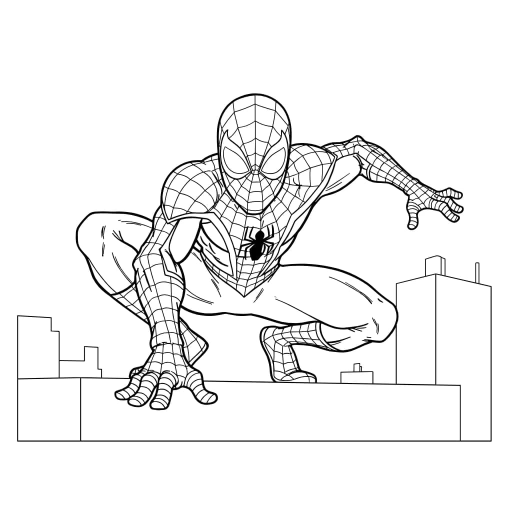Desenhos do Homem-Aranha para Imprimir e Colorir