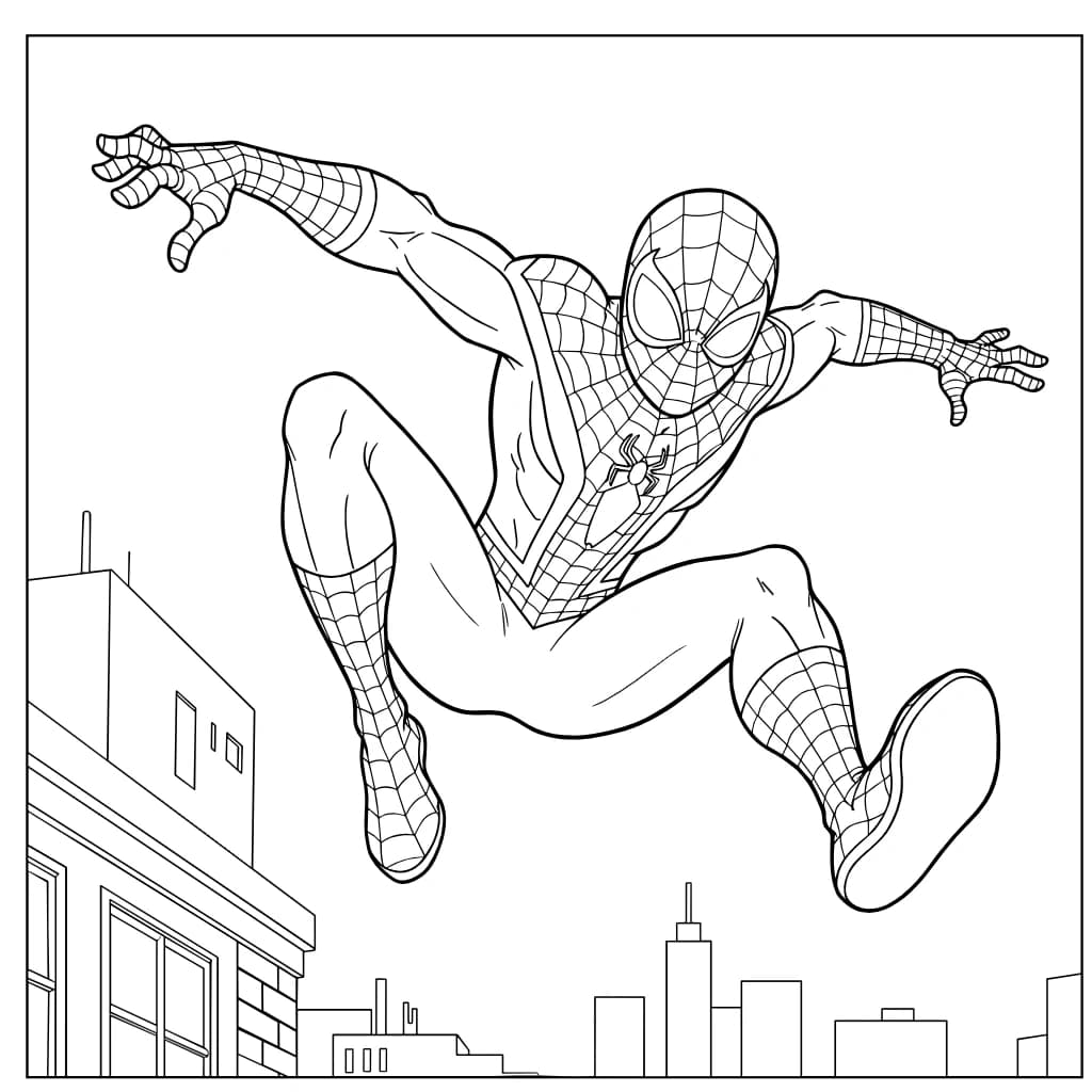 Desenhos do Homem-Aranha para Imprimir e Colorir