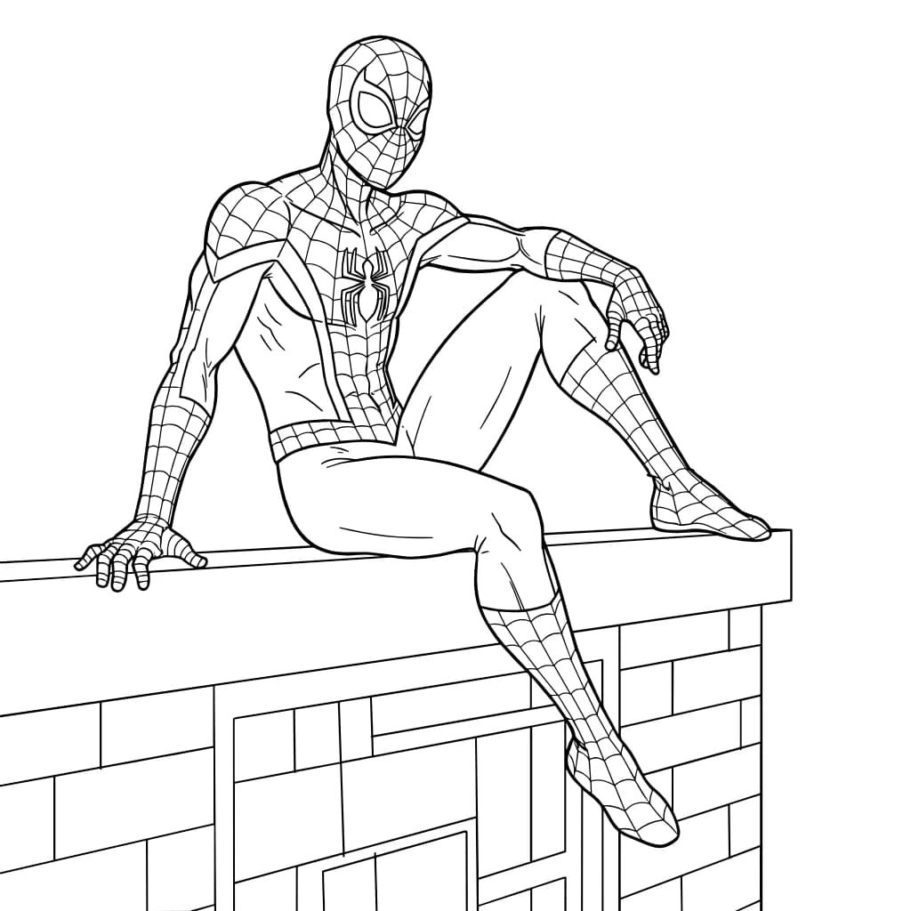 Desenhos do Homem-Aranha para Imprimir e Colorir