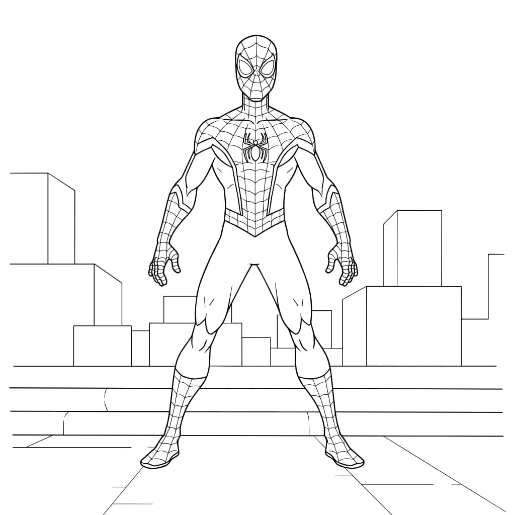 Desenhos do Homem-Aranha para Imprimir e Colorir