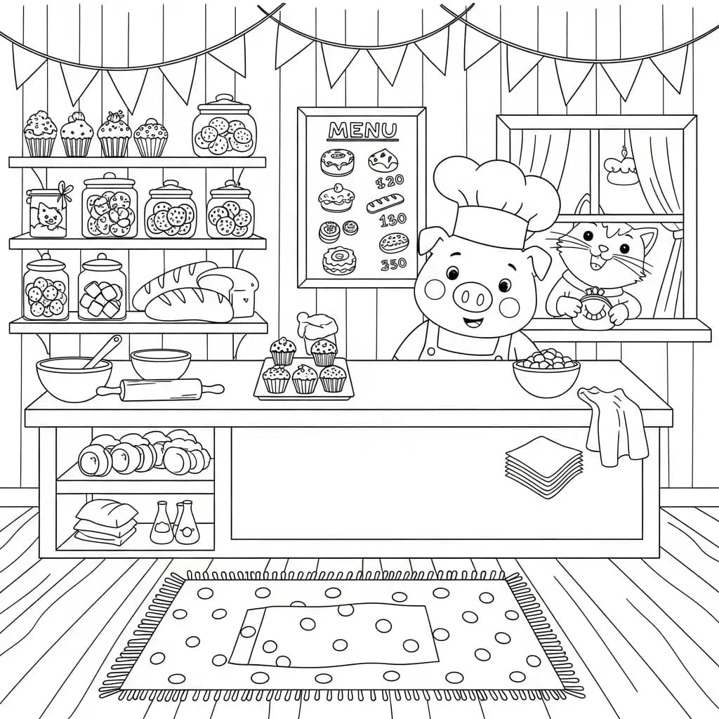 Desenhos Fofos para Colorir para Imprimir e Colorir