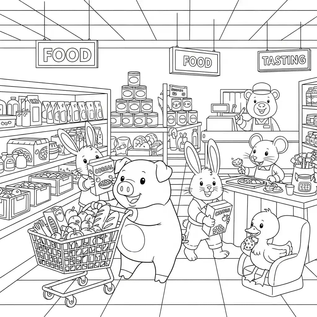 Desenhos Fofos para Colorir para Imprimir e Colorir