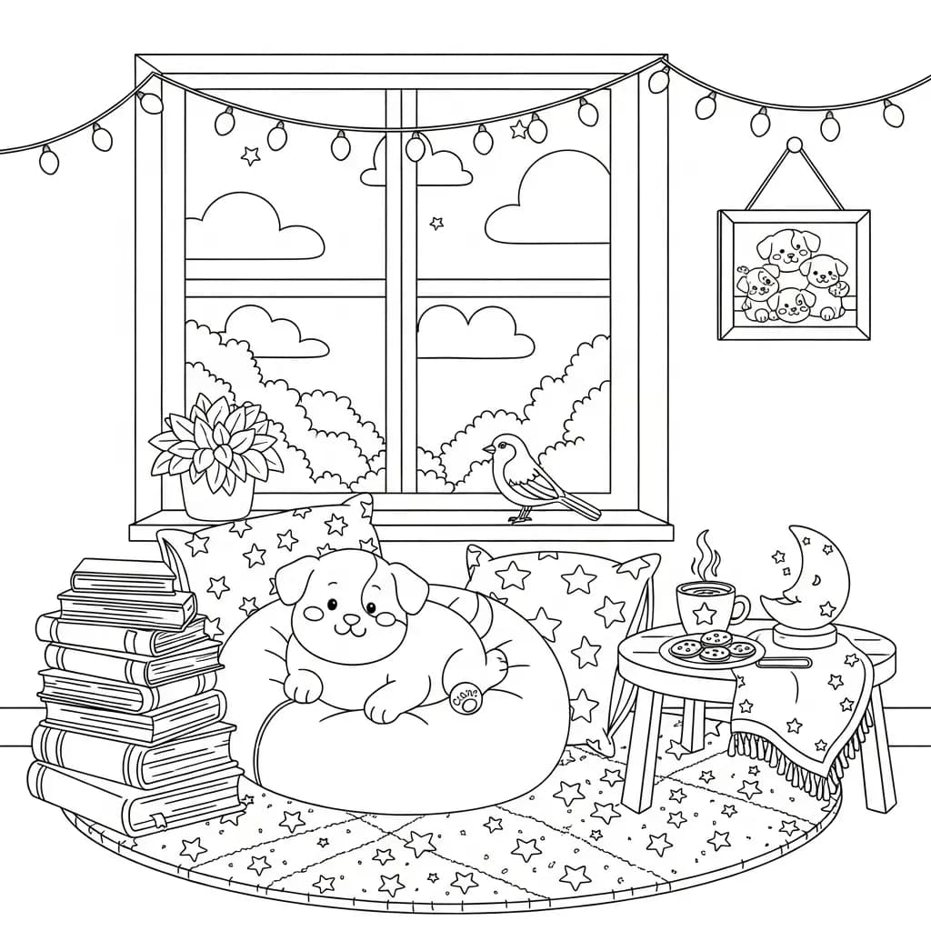 Desenhos Fofos para Colorir para Imprimir e Colorir