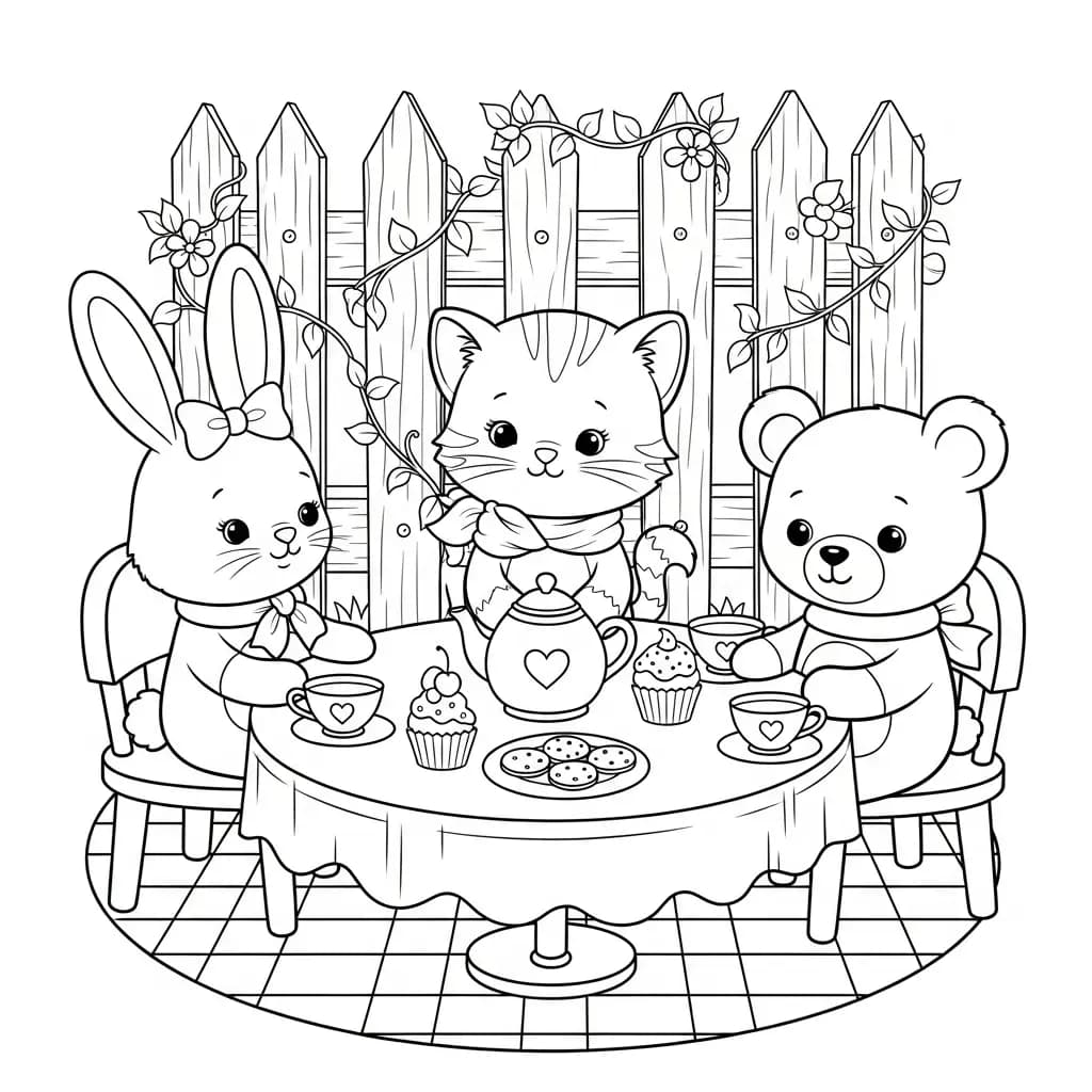 Desenhos Fofos para Colorir para Imprimir e Colorir