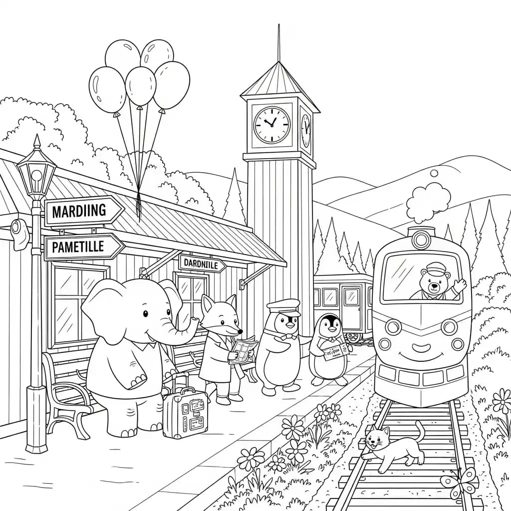 Desenhos Fofos para Colorir para Imprimir e Colorir