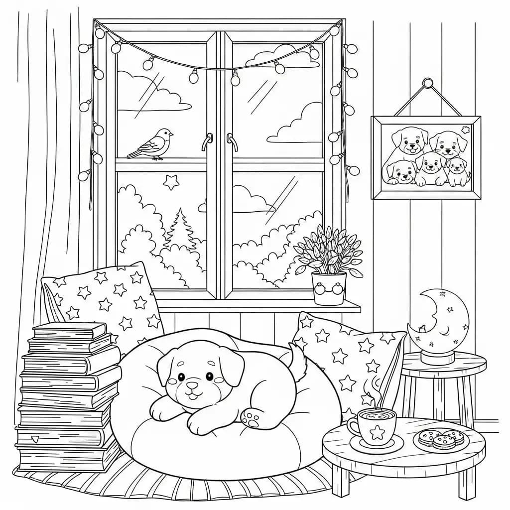 Desenhos Fofos para Colorir para Imprimir e Colorir