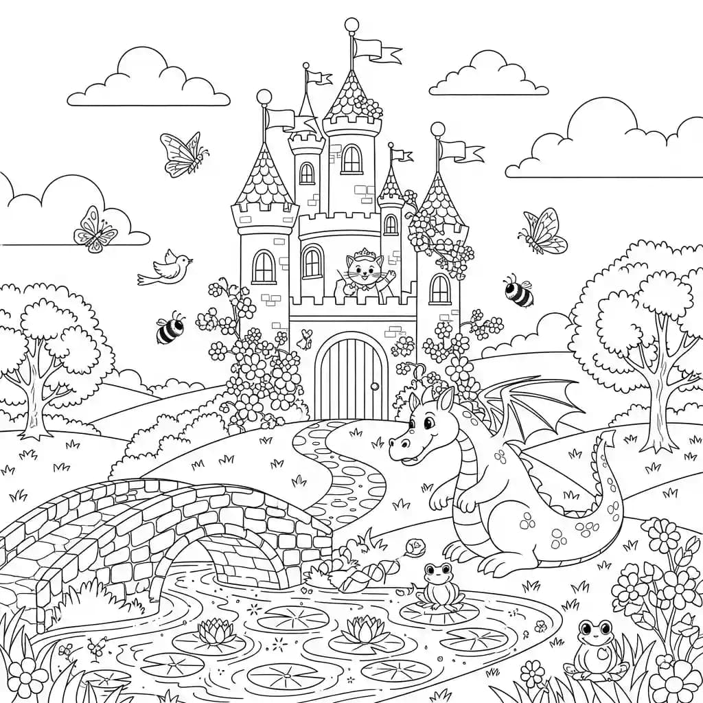 Desenhos Fofos para Colorir para Imprimir e Colorir