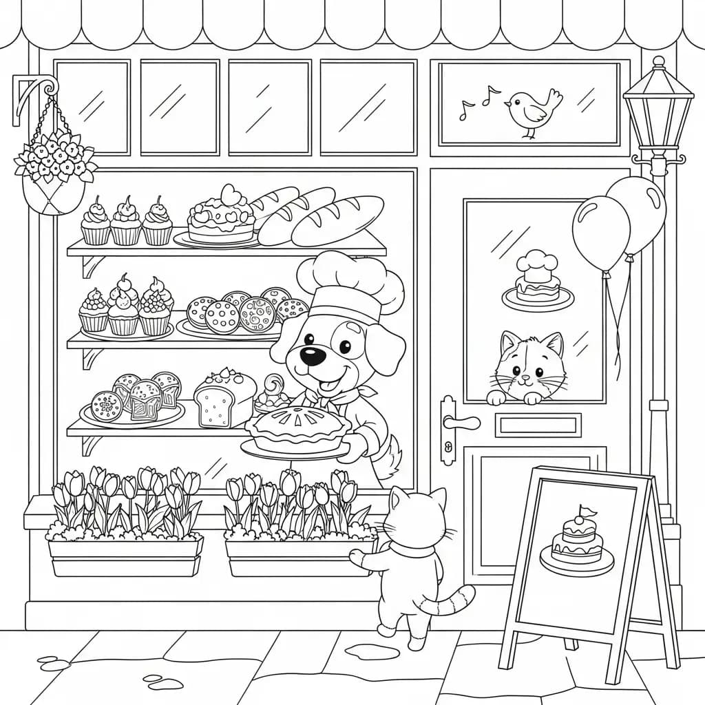 Desenhos Fofos para Colorir para Imprimir e Colorir