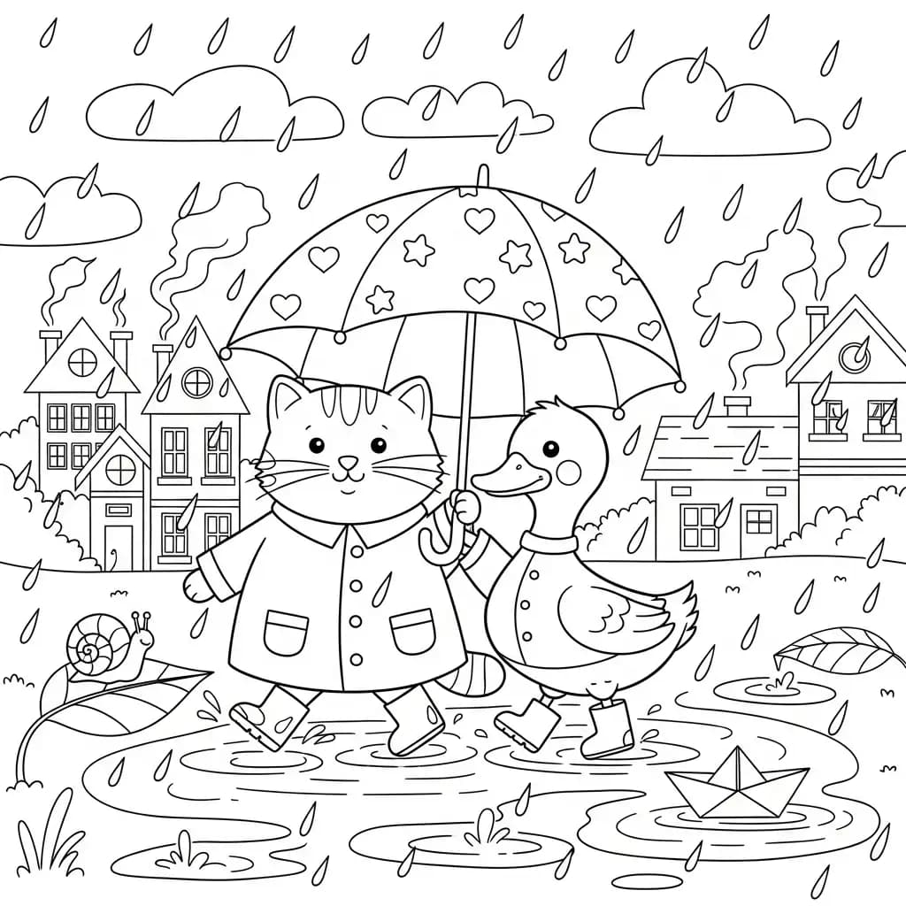 Desenhos Fofos para Colorir para Imprimir e Colorir