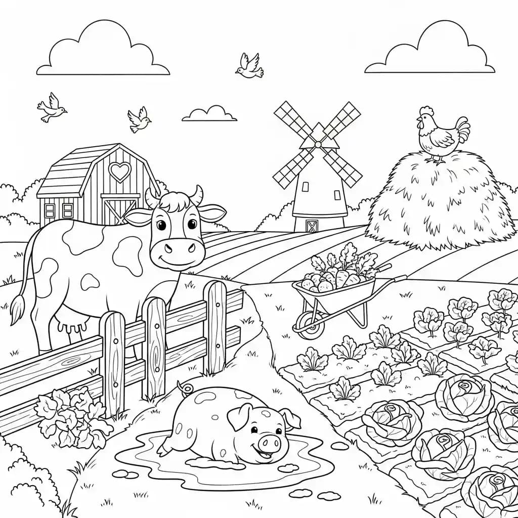 Desenhos Fofos para Colorir para Imprimir e Colorir