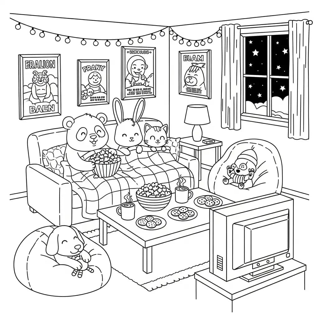 Desenhos Fofos para Colorir para Imprimir e Colorir