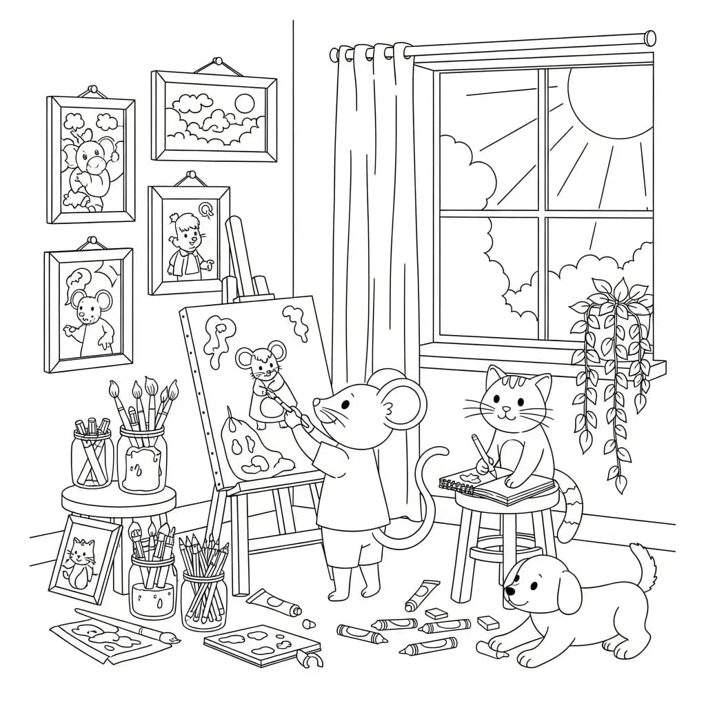 Desenhos Fofos para Colorir para Imprimir e Colorir