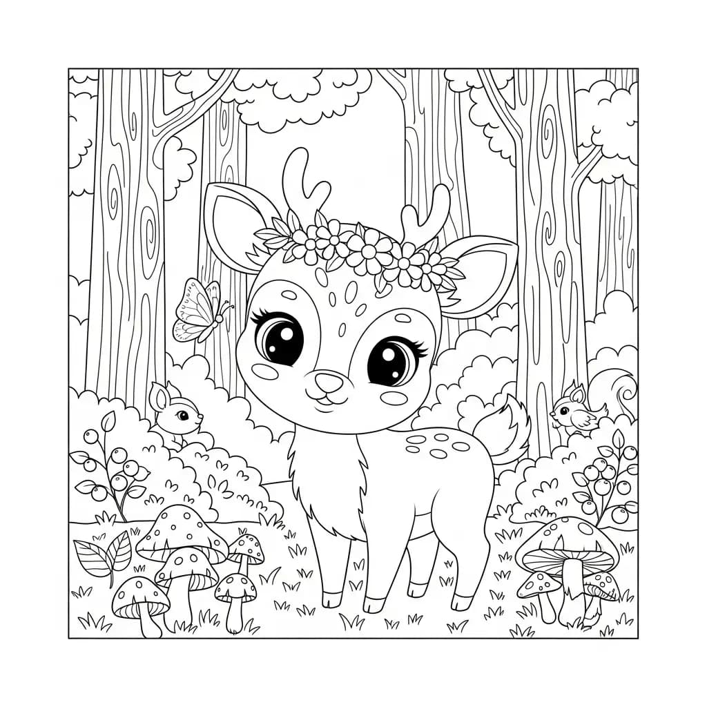 Desenhos Fofos para Colorir para Imprimir e Colorir