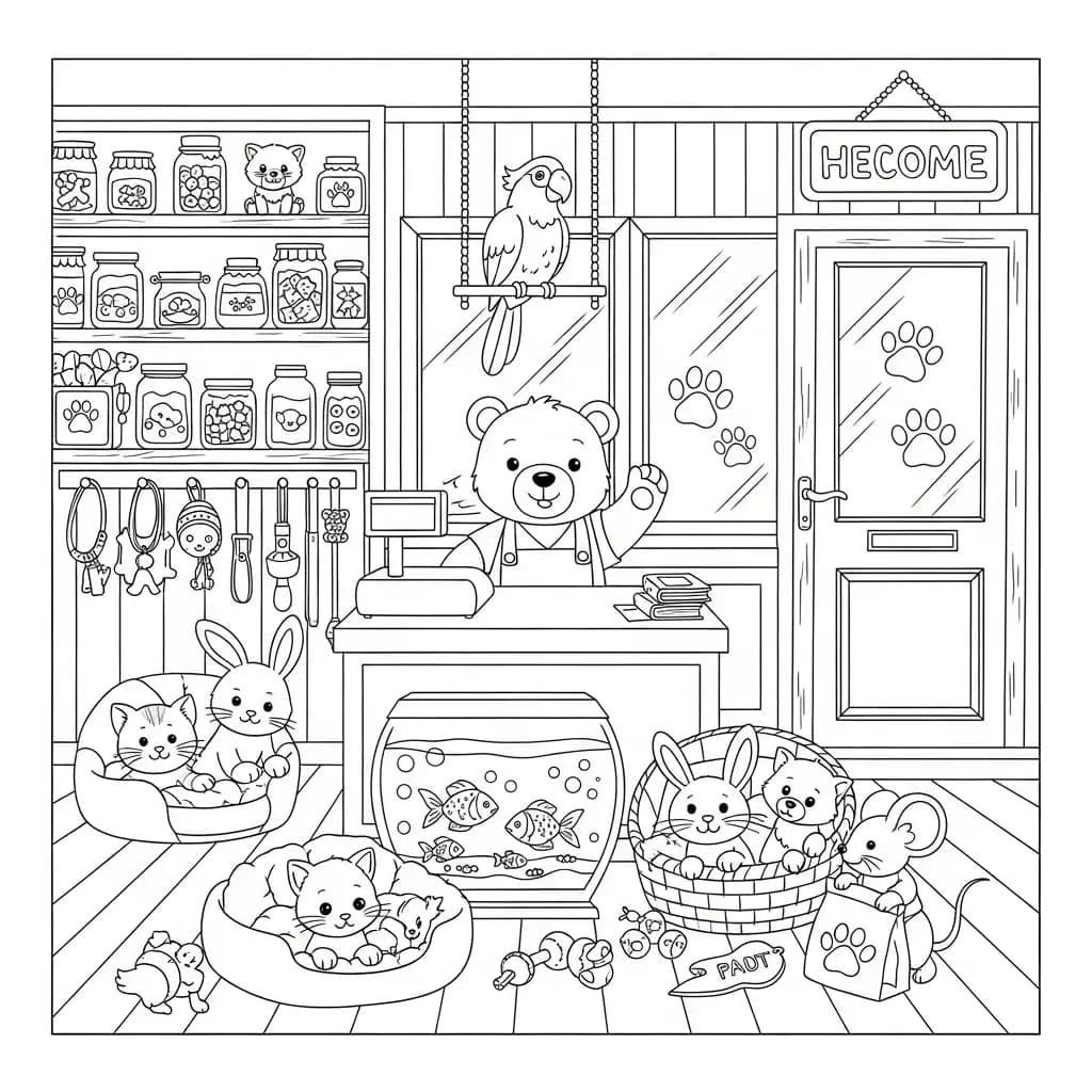 Desenhos Fofos para Colorir para Imprimir e Colorir