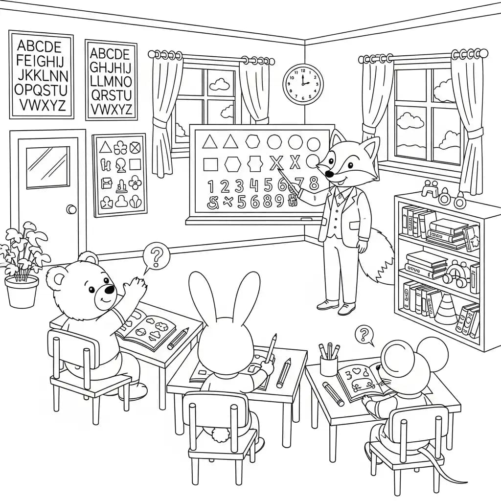 Desenhos Fofos para Colorir para Imprimir e Colorir