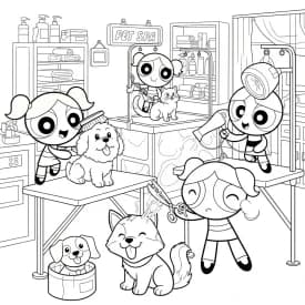 Desenhos para Colorir das Meninas Superpoderosas – Cenas Divertidas para Imprimir Desenhos para Colorir das Meninas Superpoderosas – Cenas Divertidas para Imprimir