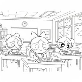 Desenhos para Colorir das Meninas Superpoderosas – Cenas Divertidas para Imprimir Desenhos para Colorir das Meninas Superpoderosas – Cenas Divertidas para Imprimir