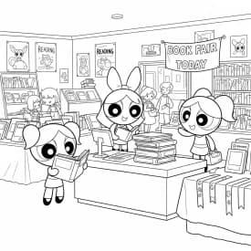 Desenhos para Colorir das Meninas Superpoderosas – Cenas Divertidas para Imprimir Desenhos para Colorir das Meninas Superpoderosas – Cenas Divertidas para Imprimir