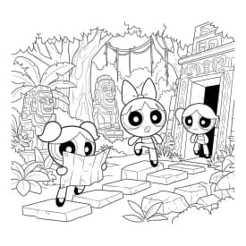 Desenhos para Colorir das Meninas Superpoderosas – Cenas Divertidas para Imprimir Desenhos para Colorir das Meninas Superpoderosas – Cenas Divertidas para Imprimir