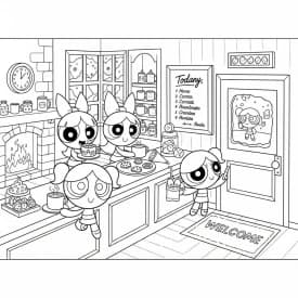 Desenhos para Colorir das Meninas Superpoderosas – Cenas Divertidas para Imprimir Desenhos para Colorir das Meninas Superpoderosas – Cenas Divertidas para Imprimir