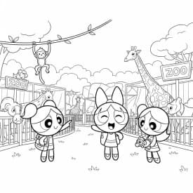 Desenhos para Colorir das Meninas Superpoderosas – Cenas Divertidas para Imprimir Desenhos para Colorir das Meninas Superpoderosas – Cenas Divertidas para Imprimir