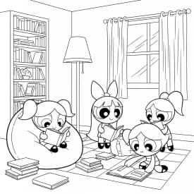 Desenhos para Colorir das Meninas Superpoderosas – Cenas Divertidas para Imprimir Desenhos para Colorir das Meninas Superpoderosas – Cenas Divertidas para Imprimir