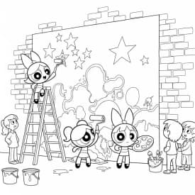 Desenhos para Colorir das Meninas Superpoderosas – Cenas Divertidas para Imprimir Desenhos para Colorir das Meninas Superpoderosas – Cenas Divertidas para Imprimir