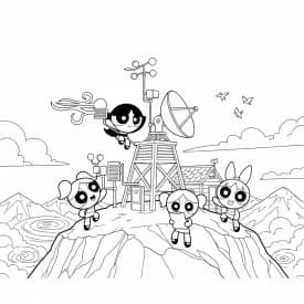 Desenhos para Colorir das Meninas Superpoderosas – Cenas Divertidas para Imprimir Desenhos para Colorir das Meninas Superpoderosas – Cenas Divertidas para Imprimir