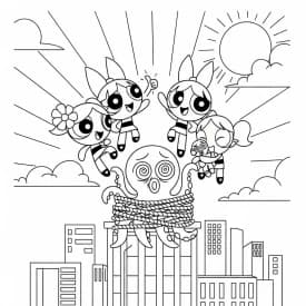 Desenhos para Colorir das Meninas Superpoderosas – Cenas Divertidas para Imprimir Desenhos para Colorir das Meninas Superpoderosas – Cenas Divertidas para Imprimir