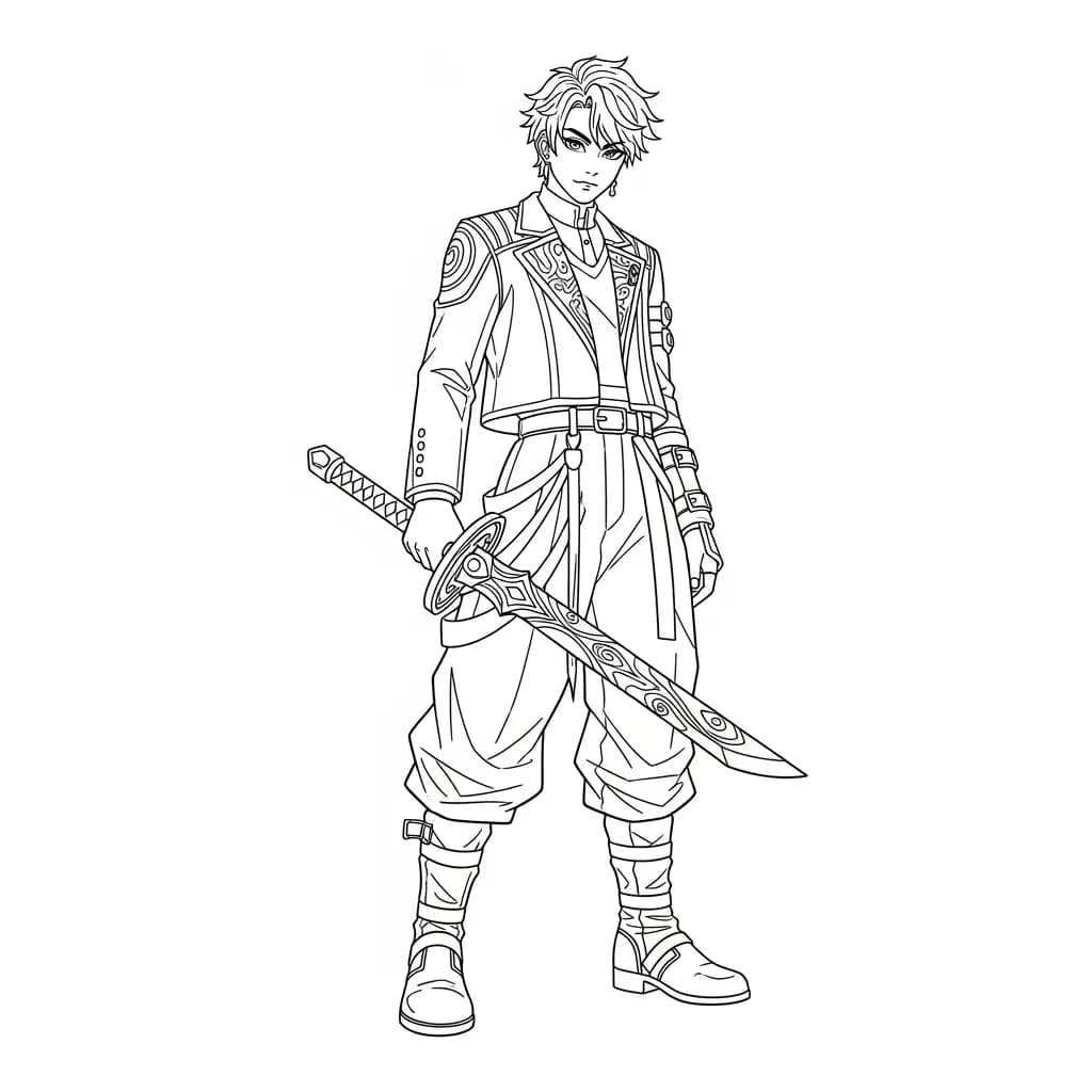 desenhos-para-colorir-de-kpop-demon-hunters-44