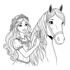Desenhos para Colorir de Princesas