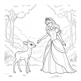Desenhos para Colorir de Princesas