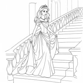 Desenhos para Colorir de Princesas