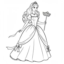 Desenhos para Colorir de Princesas