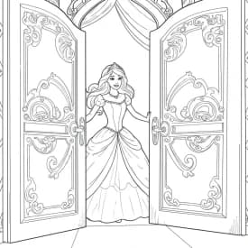 Desenhos para Colorir de Princesas