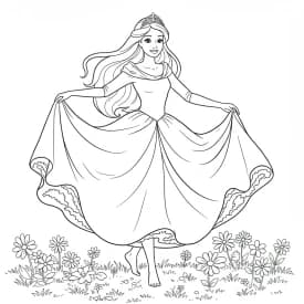 Desenhos para Colorir de Princesas