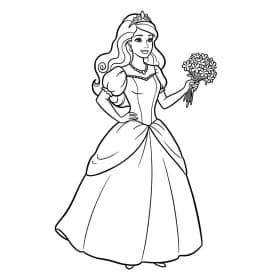Desenhos para Colorir de Princesas