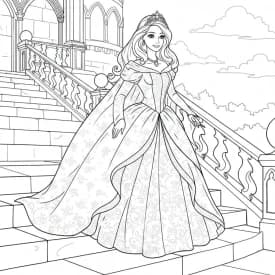Desenhos para Colorir de Princesas