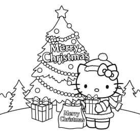Desenhos da Hello Kitty para Imprimir e Colorir