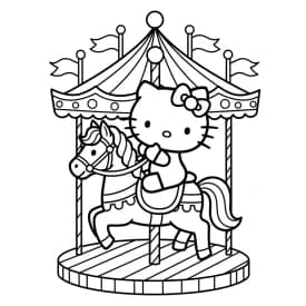 Desenhos da Hello Kitty para Imprimir e Colorir