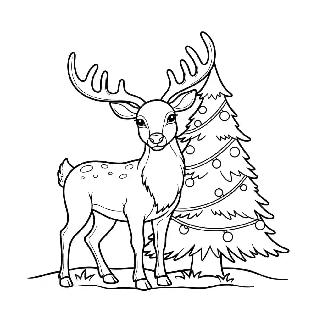 Desenhos para Colorir de Natal