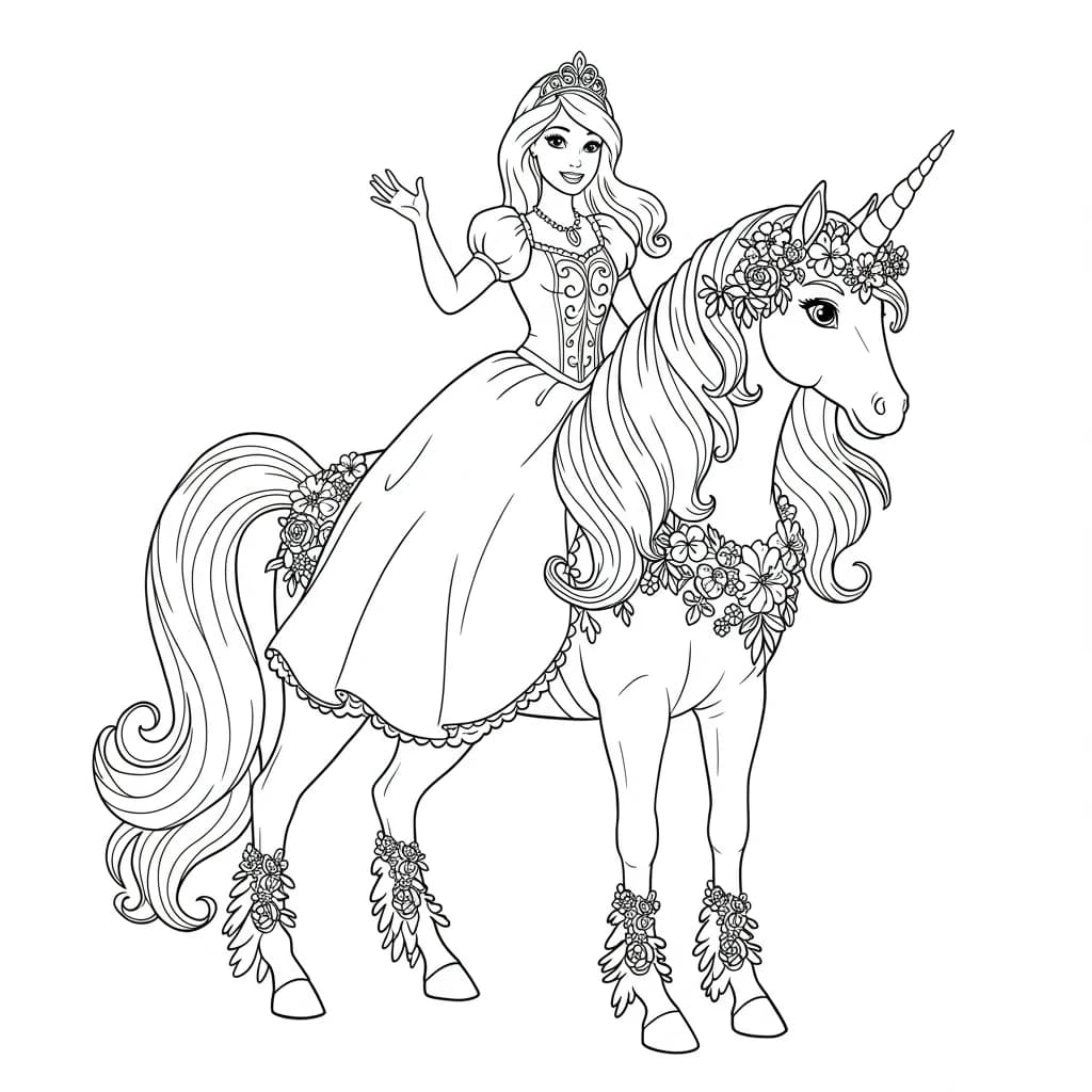 Desenhos para Colorir de Princesas